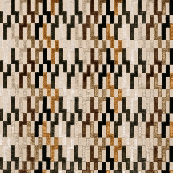 Tissu velours Lithos bois Casal