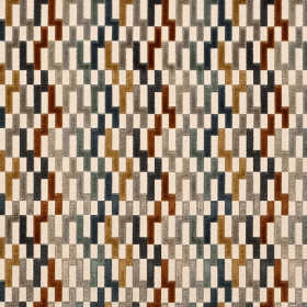 Tissu velours Lithos terres Casal