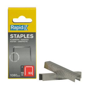 Boite de 1080 agrafes INOX Rapid 53 - 10 mm