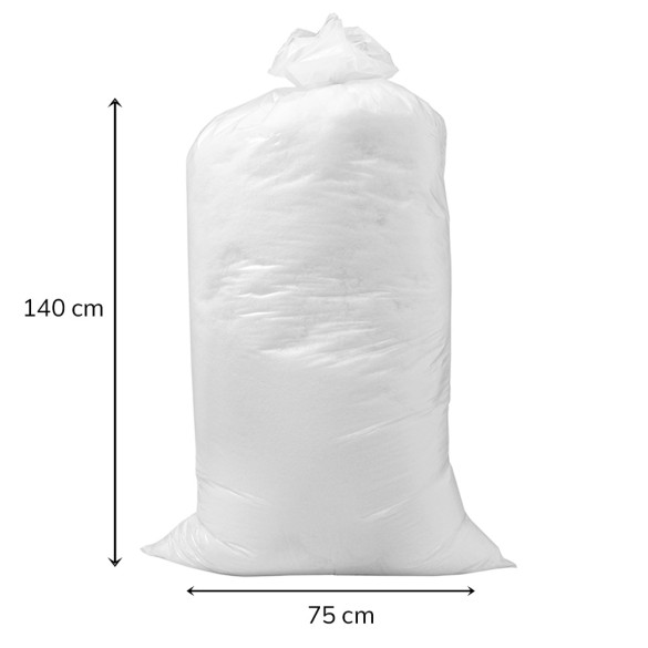 Ouate De Rembourrage Polyester 10 Kg – Blanche, Lavable, Pour Coussins, Oreillers, Peluches, Travaux De Couture
