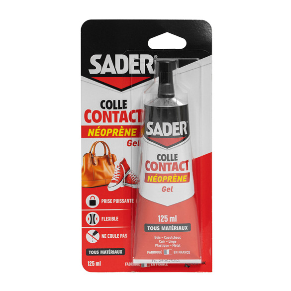 Colle néoprène gel Sader 125 ml