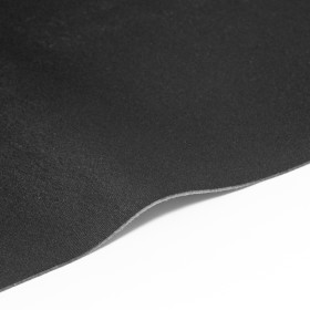 Maille grattée noire 150 cm