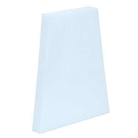 Mousse sur mesure CMHR 40kg/m³ trapèze - très ferme - épaisseur personnalisée