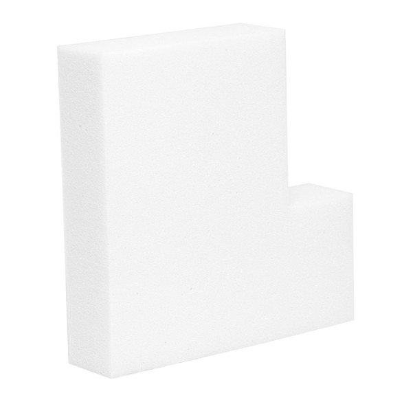 Mousse sur mesure CMHR 37kg/m³ en L - mi ferme - épaisseur personnalisée