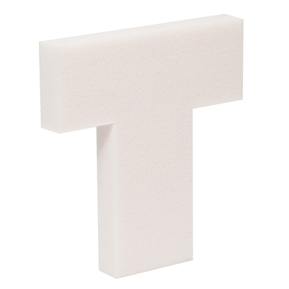 Mousse sur mesure CMHR 48kg/m³ en T - mi ferme - épaisseur personnalisée