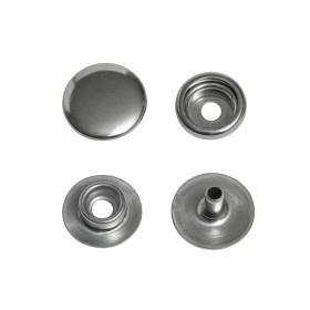 Boutons à pression 12,7 mm en Acier Inoxydable x 100 | artapisserie.fr