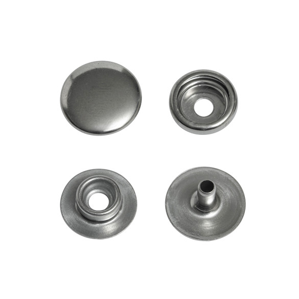 Boutons à pression 12,7 mm en Acier Inoxydable x 100 | artapisserie.fr