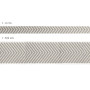 Galon chevron 20 mm taupe | Artapisserie.fr