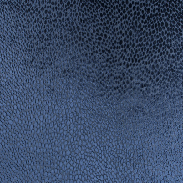 Tissu siège velours Splendido bleu marine JAB | artapisserie.fr