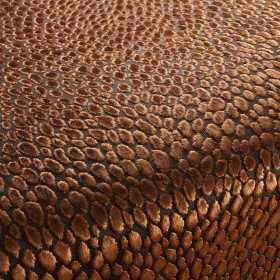 Tissu siège velours Splendido cuivré JAB | artapisserie.fr