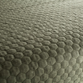 Tissu siège Hexagon vert JAB | artapisserie.fr
