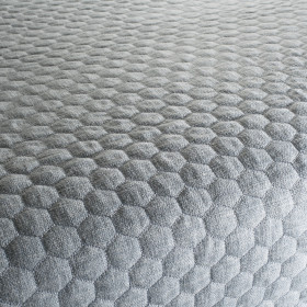Tissu siège Hexagon bleu ciel JAB | artapisserie.fr