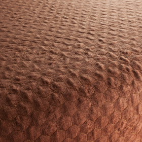 Tissu siège Hexagon orange JAB | artapisserie.fr