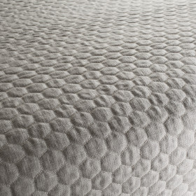 Tissu siège Hexagon gris clair JAB | artapisserie.fr