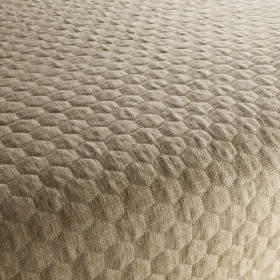 Tissu siège Hexagon doré JAB | artapisserie.fr