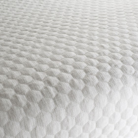Tissu siège Hexagon blanc JAB | artapisserie.fr