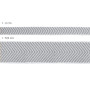 Galon chevron 20 mm gris | Artapisserie.fr
