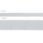 Galon chevron 20 mm bleu gris | Artapisserie.fr
