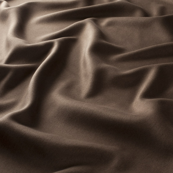 Tissu grande largeur Cosy Dream marron Carlucci 300 cm | artapisserie.fr
