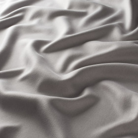 Tissu grande largeur Cosy Dream gris uni Carlucci 300 cm | artapisserie.fr