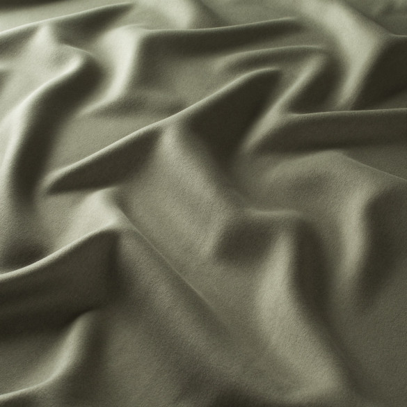 Tissu grande largeur Cosy Dream vert foncé Carlucci 300 cm | artapisserie.fr