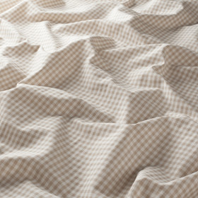 Tissu grande largeur Tiny Tartan beige JAB 280 cm | artapisserie.fr