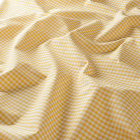 Tissu grande largeur Tiny Tartan jaune JAB 280 cm | artapisserie.fr
