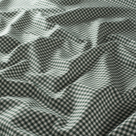 Tissu grande largeur Tiny Tartan vert foncé JAB 280 cm | artapisserie.fr