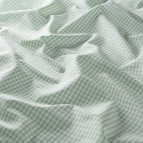 Tissu grande largeur Tiny Tartan vert émeraude JAB 280 cm | artapisserie.fr