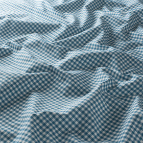 Tissu grande largeur Tiny Tartan bleu marine JAB 280 cm | artapisserie.fr