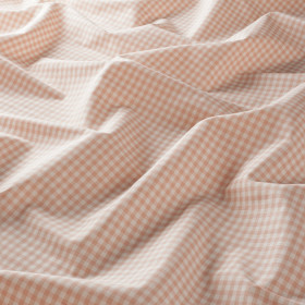 Tissu grande largeur Tiny Tartan saumon JAB 280 cm | artapisserie.fr