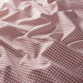 Tissu grande largeur Tiny Tartan rose poudré JAB 280 cm | artapisserie.fr