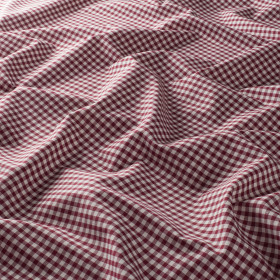 Tissu grande largeur Tiny Tartan violet bordeaux JAB 280 cm | artapisserie.fr