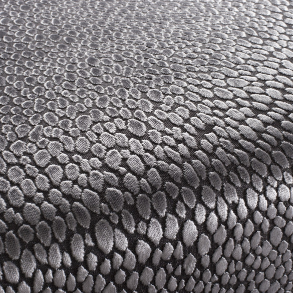 Tissu siège velours Splendido gris foncé JAB | artapisserie.fr