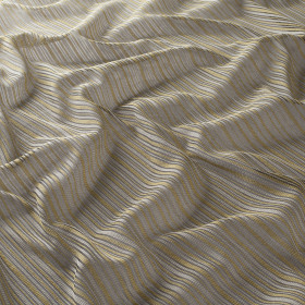 Voile rayé Filas doré multicolore JAB 300 cm Voile rayé Filas doré multicolore JAB 300 cm | artapisserie.fr