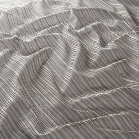 Voile rayé Filas taupe multicolore JAB 300 cm Voile rayé Filas taupe multicolore JAB 300 cm | artapisserie.fr