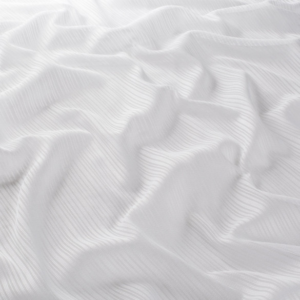 Voile rayé Filas blanc JAB 300 cm | artapisserie.fr