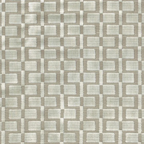 Tissu jacquard de velours Analogie ivoire Casamance