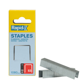 Lot de 1080 agrafes Rapid 53 galvanisées 12 mm | artapisserie.fr