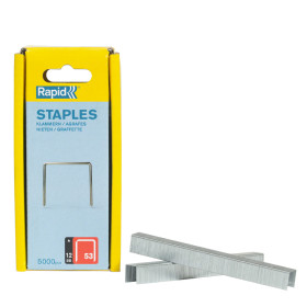 Lot de 5000 agrafes Rapid 53 galvanisées 12 mm | artapisserie.fr