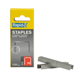 Lot de 1080 agrafes INOX Rapid 53 - 8 mm | artapisserie.fr