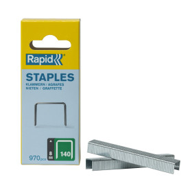 Boite de 970 agrafes Rapid 140 galvanisées 8 mm Lot de 970 agrafes Rapid 140 galvanisées 8 mm | artapisserie.fr