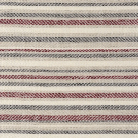 Tissu à rayures Graffio bordeaux Camengo | Artapisserie.fr