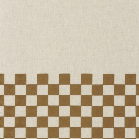 Tissu brodé Dazzle recyclé ficelle Camengo 300cm | Artapisserie.fr