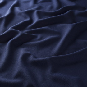 Tissu Crêpe FR bleu profond JAB Tissu Crêpe bleu profond FR JAB | Artapisserie.fr