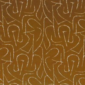 Tissu jacquard Fusain Velvet doré Camengo | Artapisserie.fr