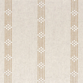 Tissu à rayures Oryo ocre Camengo | Artapisserie.fr