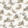 Toile de Jouy Gavotte naturel Camengo | Artapisserie.fr