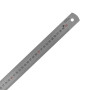 Règle métallique 30cm inox, Réglet semi-rigide gradué | artapisserie.fr