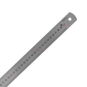Règle métallique 30cm inox, Réglet semi-rigide gradué | artapisserie.fr
